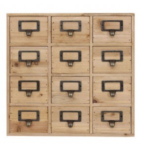 Easton fir Solid Wood 12 Drawers