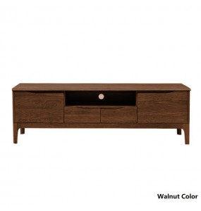 Egan Solid Oak Wood TV Cabinet