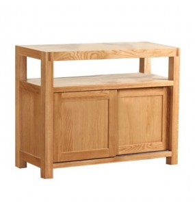 Elbern Solid Oak Wood Cabinet
