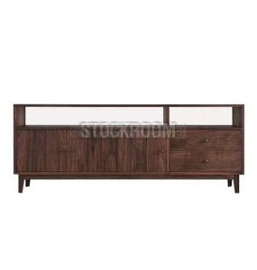 Everett Solid Oak Wood Sideboard