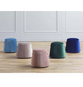 Evita Fabric Stool Ottoman
