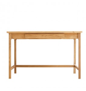 Fulvio Solid Oak Wood Desk with Drawer