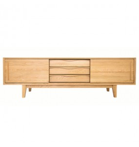 Garamond Solid Oak Wood TV Cabinet 