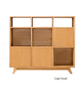 Grant Living Room Side Cabinet - Oak Finish