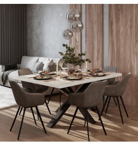 Hadley Industrial Style Table