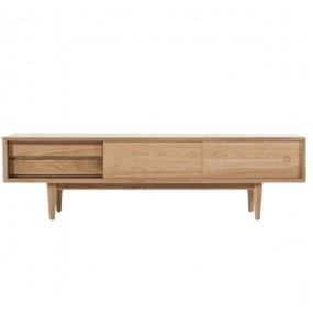 Hamond Solid Oak Wood TV Cabinet