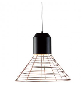 Harland Style Pendant Lamp - Wide - Front Side