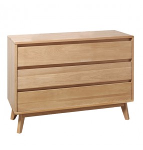 Jericho 3 drawers Solid Oak Wooden Chest