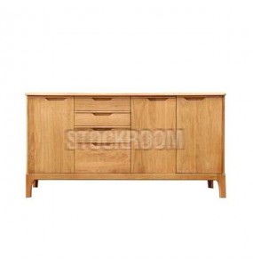 Kala Solid Oak Wood Sideboard