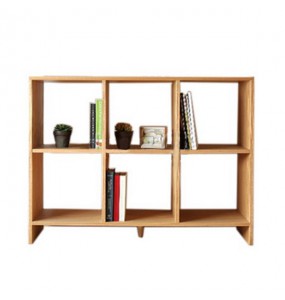 Kassiani Solid Oak Wood Bookshelves - 6 Units