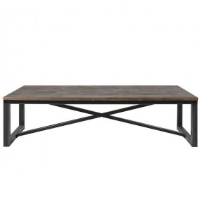 Loft Style Industrial Solid Wood Coffee Table
