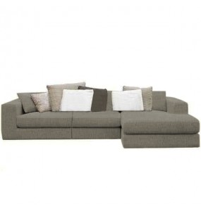Lucca Fabric Feather Down Sofa - L Shape / Sectional Sofa