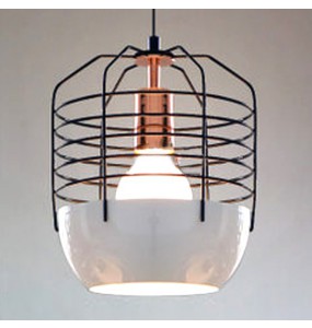 Lucien Modern Style Cage Pendant Lamp