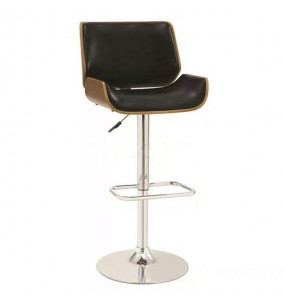 Marco Plywood Shell Leather Bar Stool