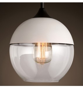 Morano Country Style Glass Ball Pendant Lamp