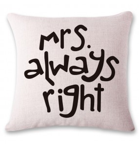 Mrs Always Right Cushion