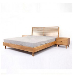 Norman Solid Oak Wood Bed Frame