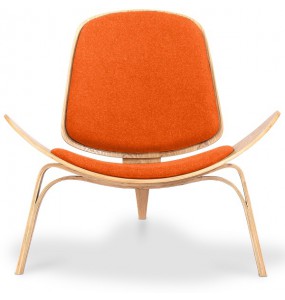 Hans J. Wegner Style Shell Chair CH07