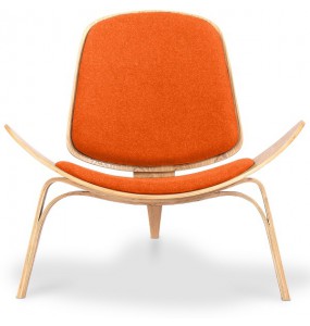 Hans J. Wegner Style Shell Chair CH07