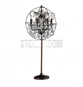 Sigfrido Industrial Crystal Table Lamp