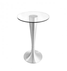 Silvio Round Glass Bar Table