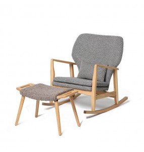 Solomon Solid Wood Rocking Chair