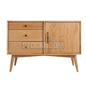 Tara Solid Oak Wood Sideboard