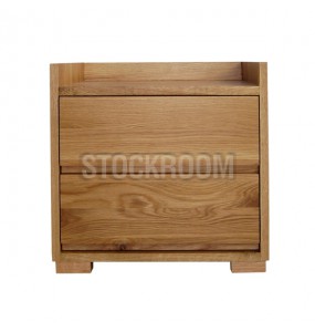 Terminus Solid Wood Bedside Table