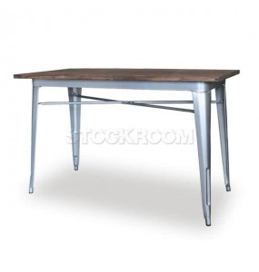 Tolix Style Industrial Dining Table