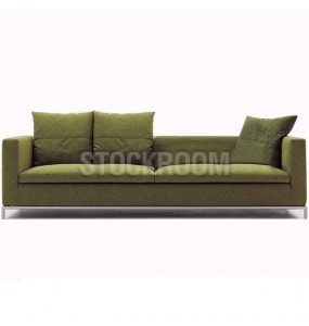 Trudeau Fabric Feather Down Sofa - 2 Seater