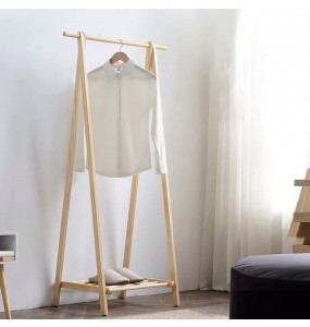 Vendela Solid Wood Open Clothes Storage Coat Rack / Hanger