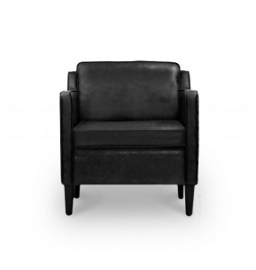 Veronica Contemporary Fabric / Leather Sofa - Single Seater