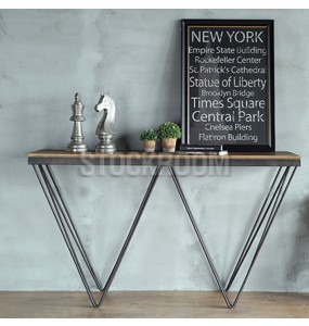 Walter Industrial Console Table