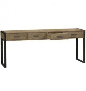 Waltner Loft Style Console Table with Drawers