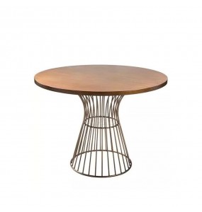 Morton Industrial Style Round Table 