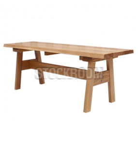 Wilma Solid Oak Wood Bench