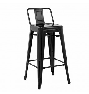 Xavier Pauchard Tolix Style Bar Stool - Mid-Back