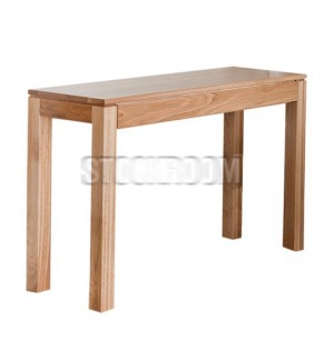 Jacob Solid Oak Wood Console Table