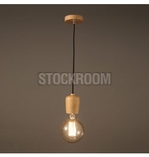 Cory Solid Wood Pendant Lamp