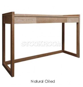 STOCKROOM Solid Oak Wood Console Table