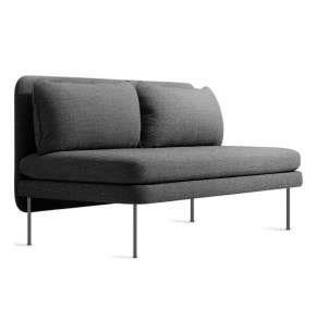 Catalina Contemporary Armless 2 & 3 Seater Sofa Loveseat