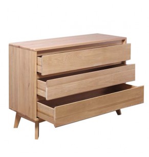 Jericho 3 drawers Solid Oak Wooden Chest