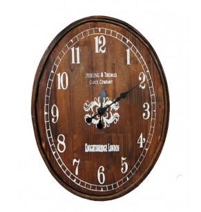 Kauri - Oval Wooden Wall Clocks