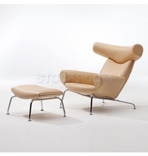 Ox Style Lounge Chair & Ottoman