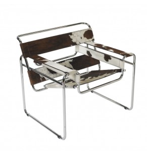 Marcel Breuer Wassily Style Chair - Cowhide