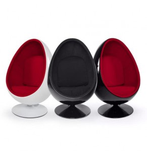 Arne Jacobsen Style Eye Ball Chair