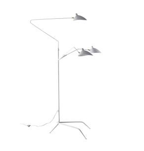 Serge Mouille Style 3 Arms Rotating Floor Lamp