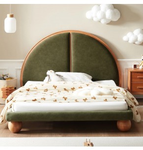 Sunnydawn Scandinavian Upholstered Bed Frame