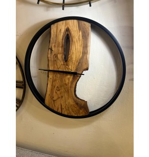 Rustic Wood Wall Clock