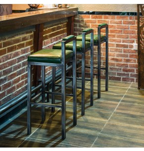 Lomita Vintage Industrial Retro Bar Stool